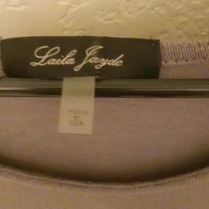 Laila Jayde, pull over sweater, quarter length, XS